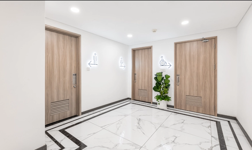 Khu vực nhà vệ sinh
